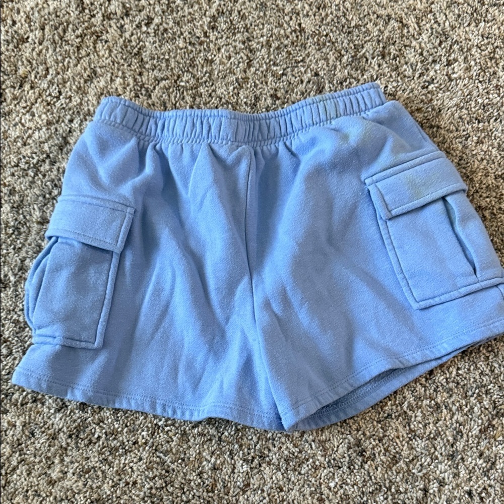 Eyeshadow Kids Light Blue Cargo Shorts